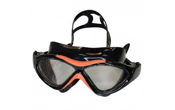 Очки маска для плавания взрослая (черно/оранжевые) Sportex E36873-10 600_380