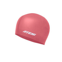 Шапочка для плавания Atemi light silicone cap Bright red FLSC1R красный