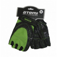 Перчатки для фитнеса Atemi AFG06GN черно-зеленые