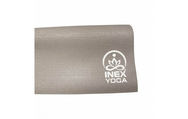 Коврик для йоги Inex Yoga Mat IN\RP-YM6\GY-06-RP, 170x60x0,6, серый 600_380