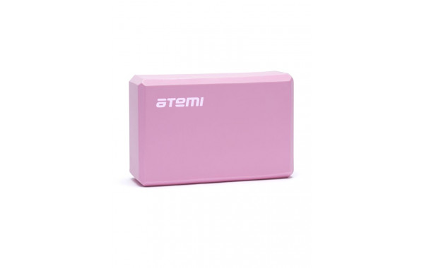 Блок для йоги Atemi 22,5х14,5х7,5 см AYB01P розовый 600_380