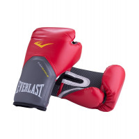 Перчатки боксерские Everlast Pro Style Elite 2112E, 12oz, к/з, красный