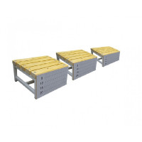Скамья для измерения гибкости ФС 500 мм Dinamika ZSO-003017