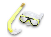 Набор для плавания детский Sportex маска+трубка (ПВХ) E41217 желтый