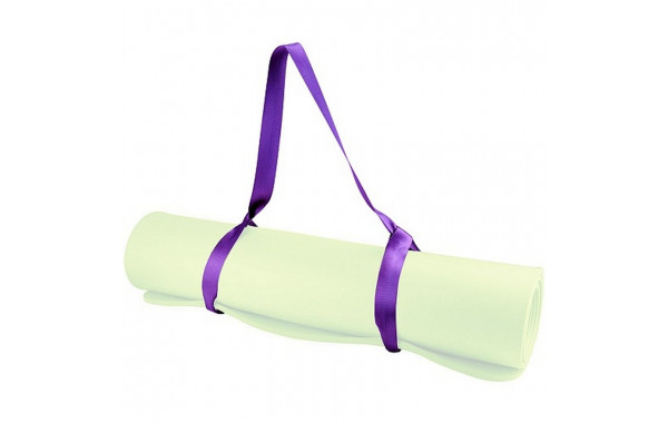 Ремешок для переноски ковриков и валиков Larsen PS 160 x 3,8 см фиолетовый (полиэстер) 600_380
