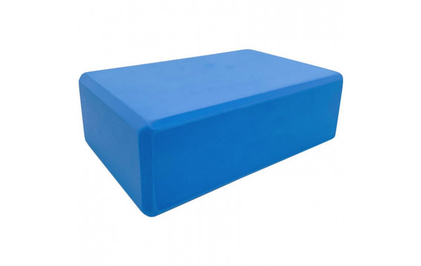 Йога блок Sportex полумягкий, из вспененного ЭВА (A25571) BE100-4 голубой 600_380