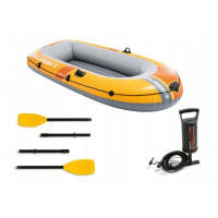 Надувная лодка Challenger 2 236х114х41см, вёсла 59623, насос 68612, до 200кг Intex 66312