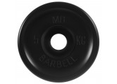 Диск олимпийский d51мм евро-классик MB Barbell MB-PltBE-5 5 кг черный