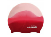 Шапочка плавательная Larsen MC33 розовый\белый
