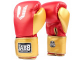 Перчатки боксерские (иск.кожа) 10ун Jabb JE-4081/US Ring красный\золото