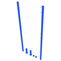 Стойки волейбольные для улицы без механизма натяжения, в стаканах с крышками (тр.76мм) DSAthletic