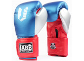 Перчатки боксерские (иск.кожа) 10ун Jabb JE-4081/US Ring синий\красный\серебро