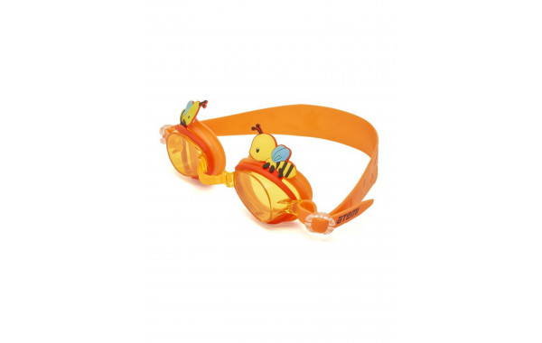 Очки для плавания детские Novus NJG114 пчела, оранжевый 600_380