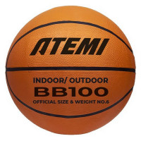 Мяч баскетбольный Atemi BB100N р.6, окруж 72-74