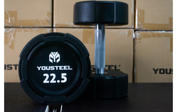 Гантель EVO 25кг полиуретановая YouSteel 600_380