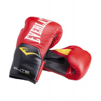 Перчатки боксерские Everlast Elite ProStyle P00001198, 14oz, к/з, красный