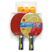 Набор для настольного тенниса Start line Level 200 2 ракетки 3 мяча