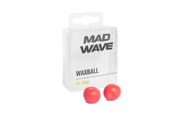 Беруши Mad Wave Waxball M0717 01 0 05W красный 600_380