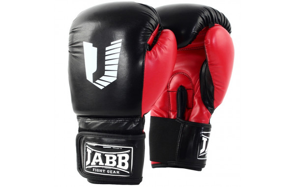 Боксерские перчатки Jabb JE-4056/Eu 56 черный/красный 14oz 600_380