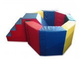 Сухой бассейн разборный восьмиугольный расчитан на 600 шариков ФСИ 6447