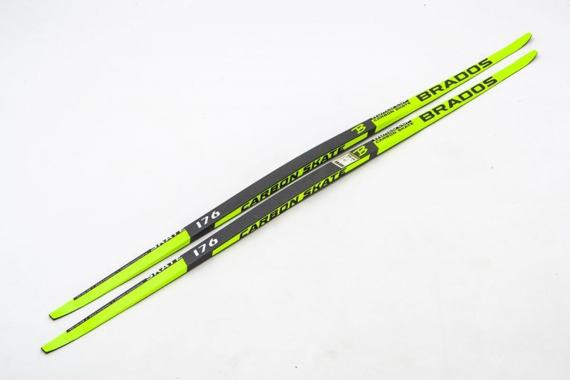 Лыжи гоночные STC BRADOS CARBON SKATE GH7200 Yellow жесткость M-1 800_533