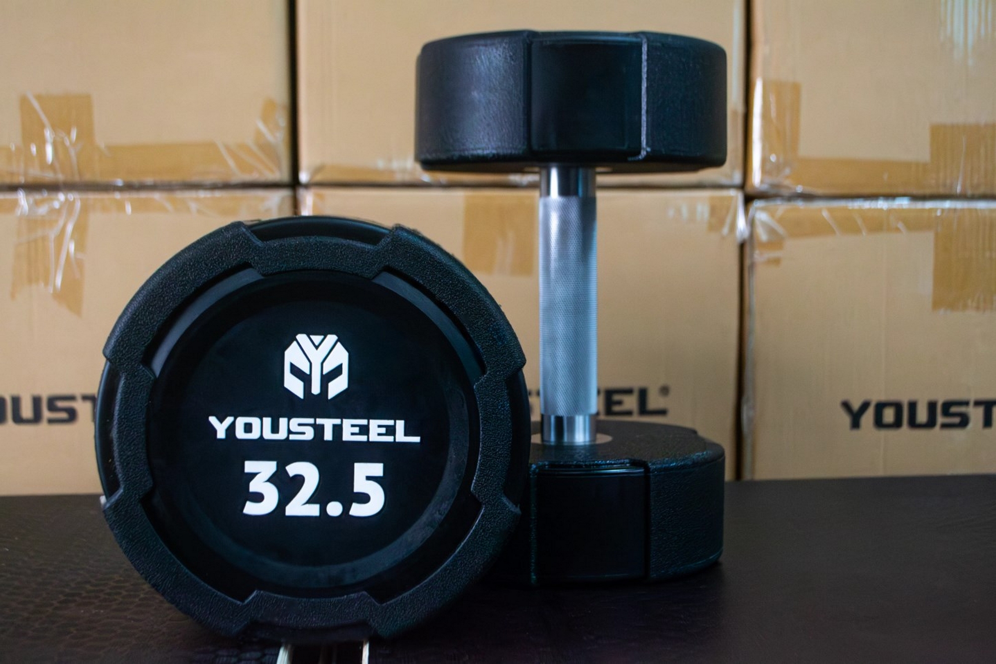 Гантель EVO 32,5кг полиуретановая YouSteel 2000_1333