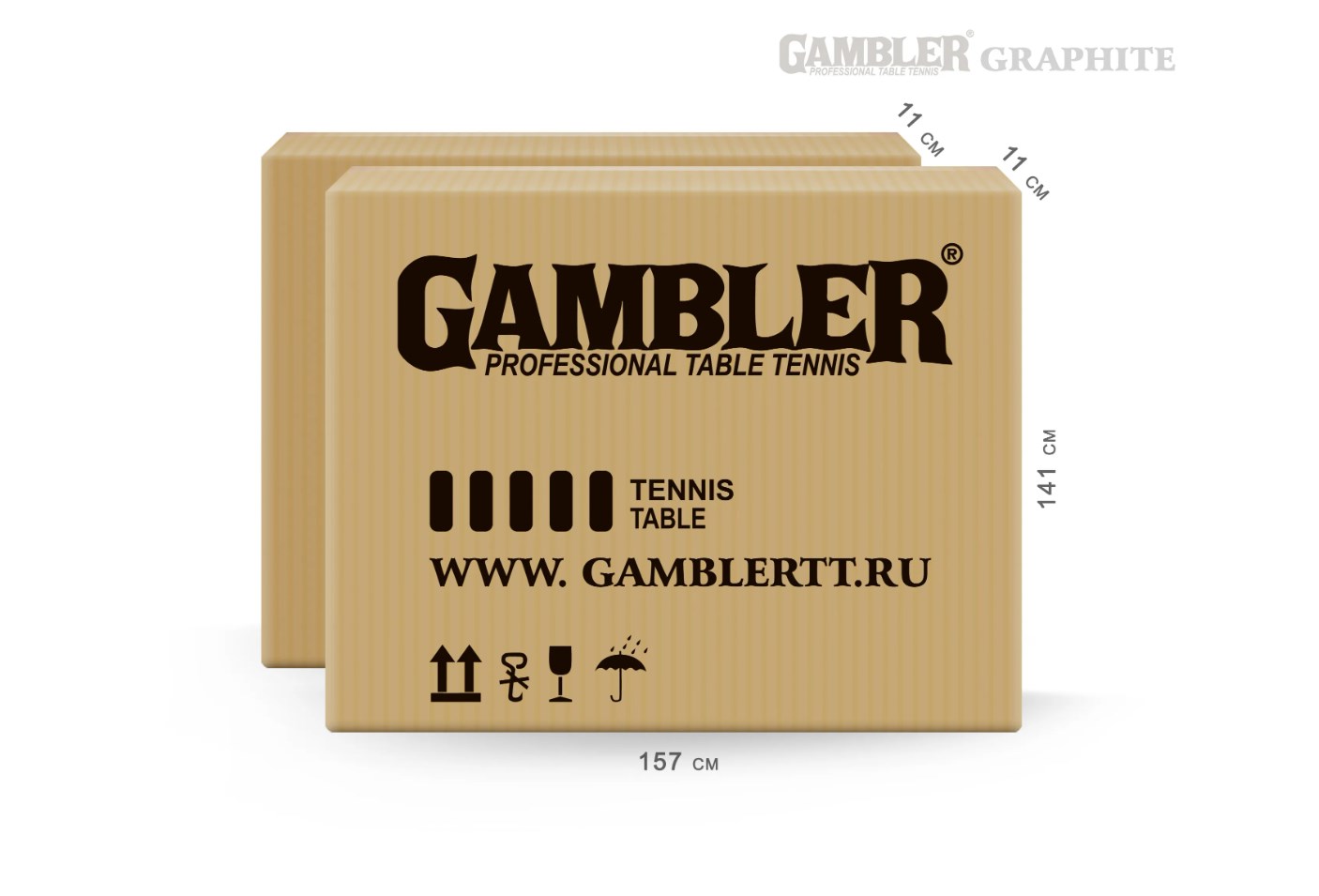 Стол теннисный Gambler Graphite GTS-9 1406_955