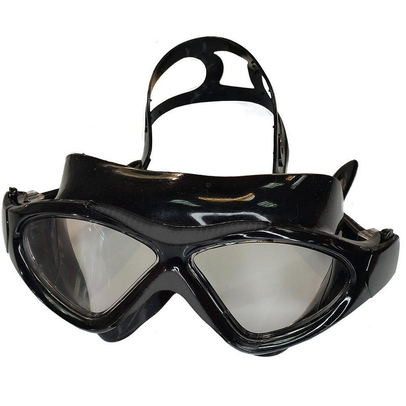 Очки маска для плавания взрослая (черные) Sportex E36873-8 800_800