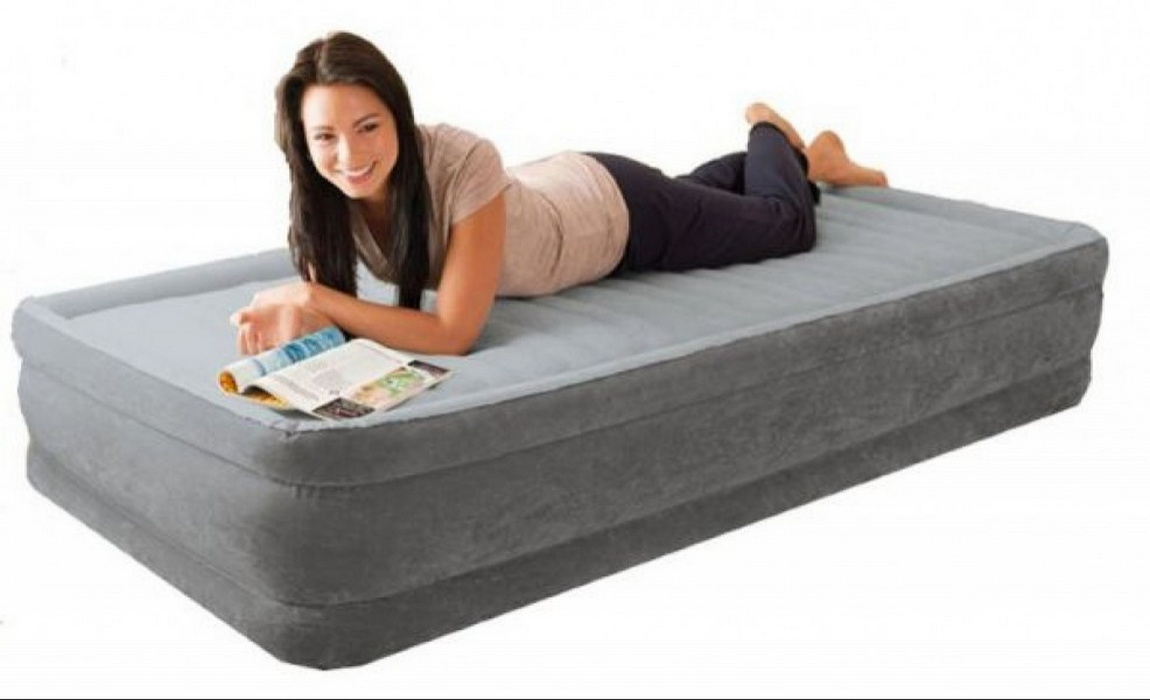 Надувная кровать Intex Comfort-Plush 99х191х33см, встроенный насос 220V 67766 1150_700