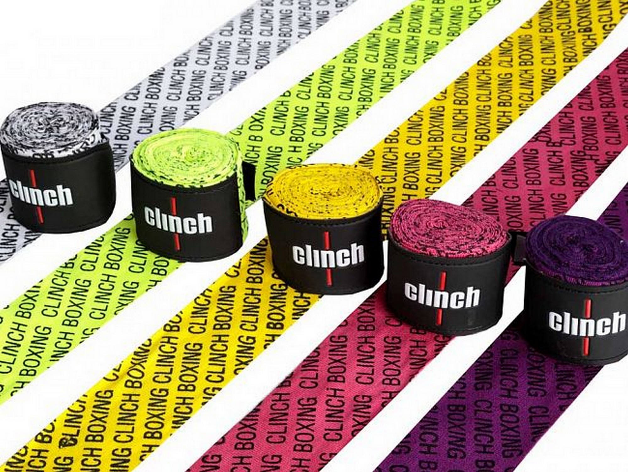 Бинты эластичные Clinch Boxing Crepe Bandage Tech Fix C140 фиолетовый 2000_1505