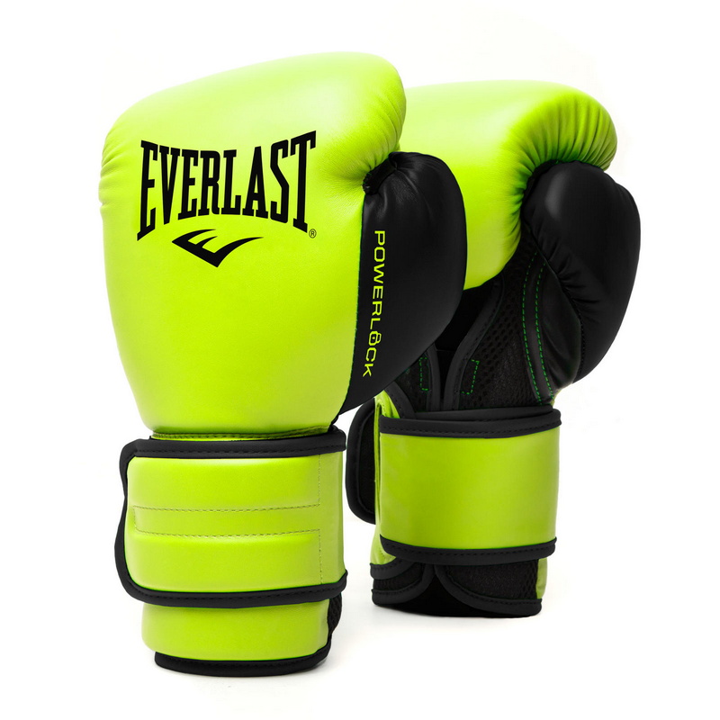 Боксерские перчатки тренировочные Everlast Powerlock PU 2 14oz сал. P00002316 800_800