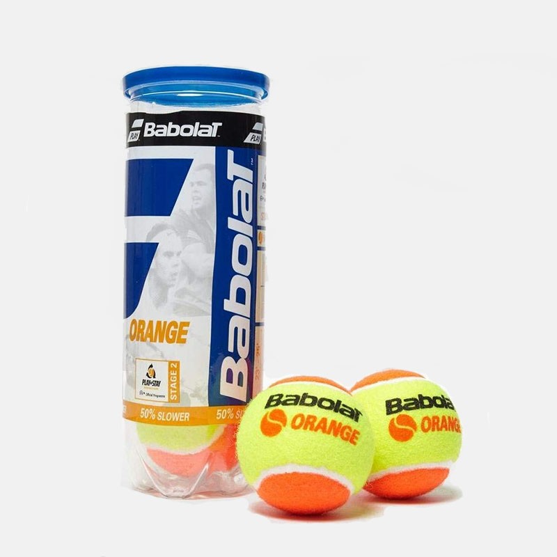 Мячи для большого тенниса Babolat Orange 501035 3 шт желто-оранжевый 800_800