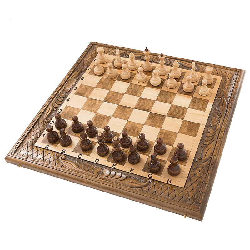 Шахматы + нарды Mirzoyan резные 50, am453 800_800