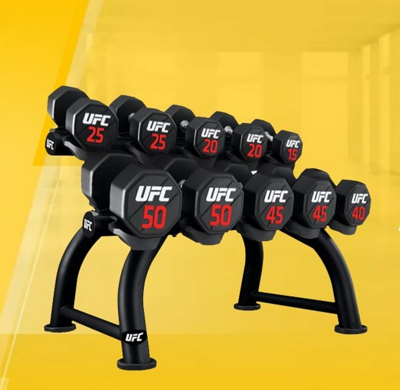 Уретановые гантели UFC Premium 26kg (пара) UFC UFC-DBPU-8317 800_781