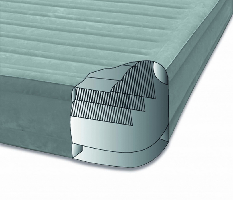Надувная кровать Intex Comfort-Plush 99х191х33см, встроенный насос 220V 67766 814_700