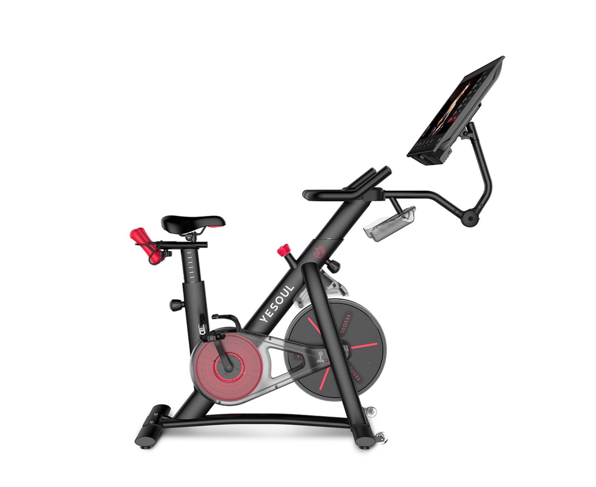 Велотренажер Yesoul Smart Spinning bike G1MAX черный 2000_1636