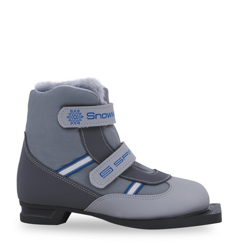 Лыжные ботинки NN75 Spine Kids Velcro/Baby 104 серый 800_800