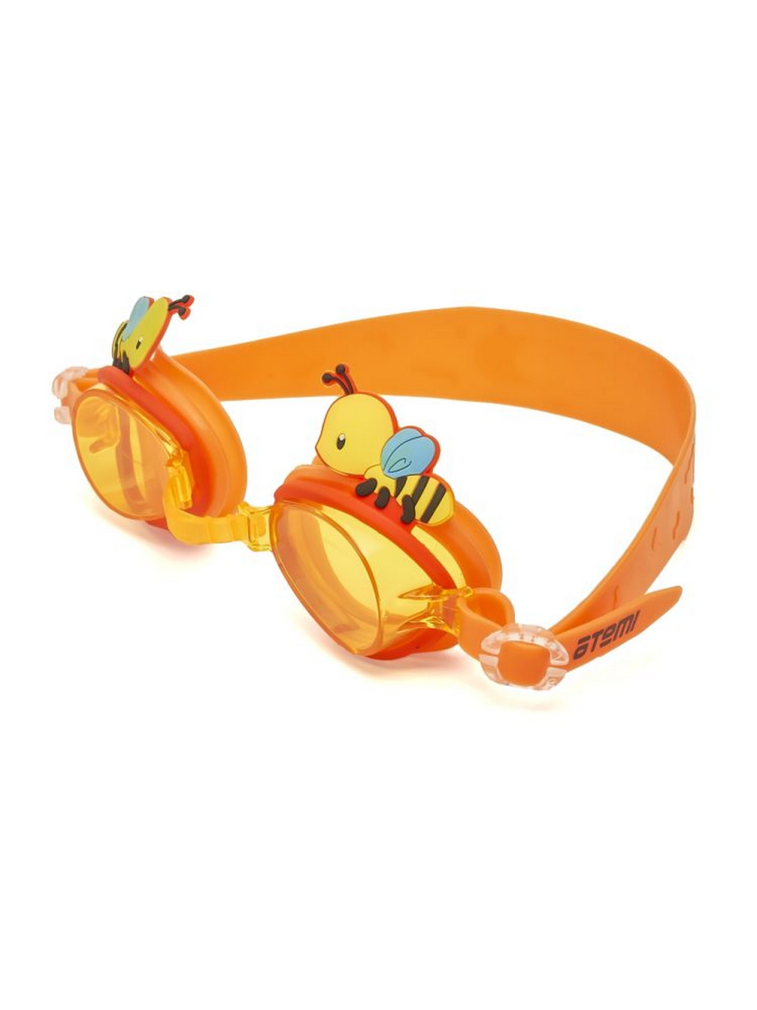 Очки для плавания детские Novus NJG114 пчела, оранжевый 1500_2000