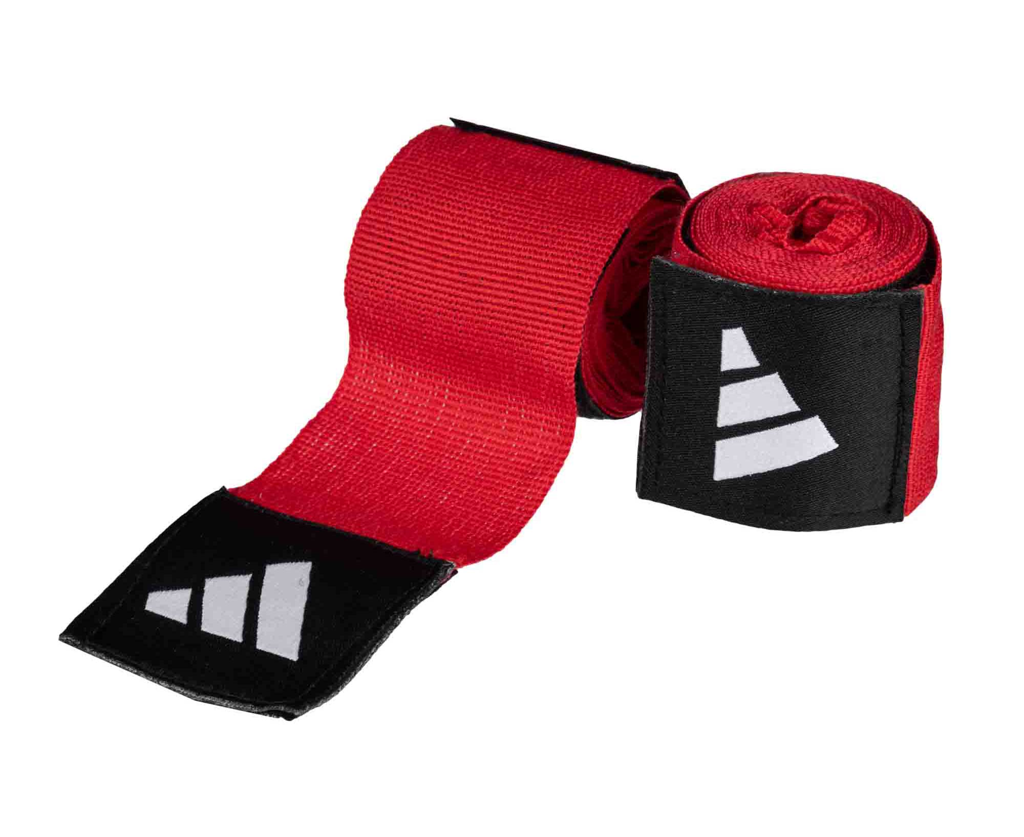 Бинты боксерские Boxing Pro Hand Wrap adiBP03S красный 2000_1636