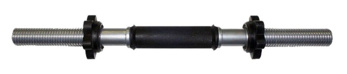 Гриф гантельный Titan D30мм обрезиненная ручка/гайка L450 мм 1200_259