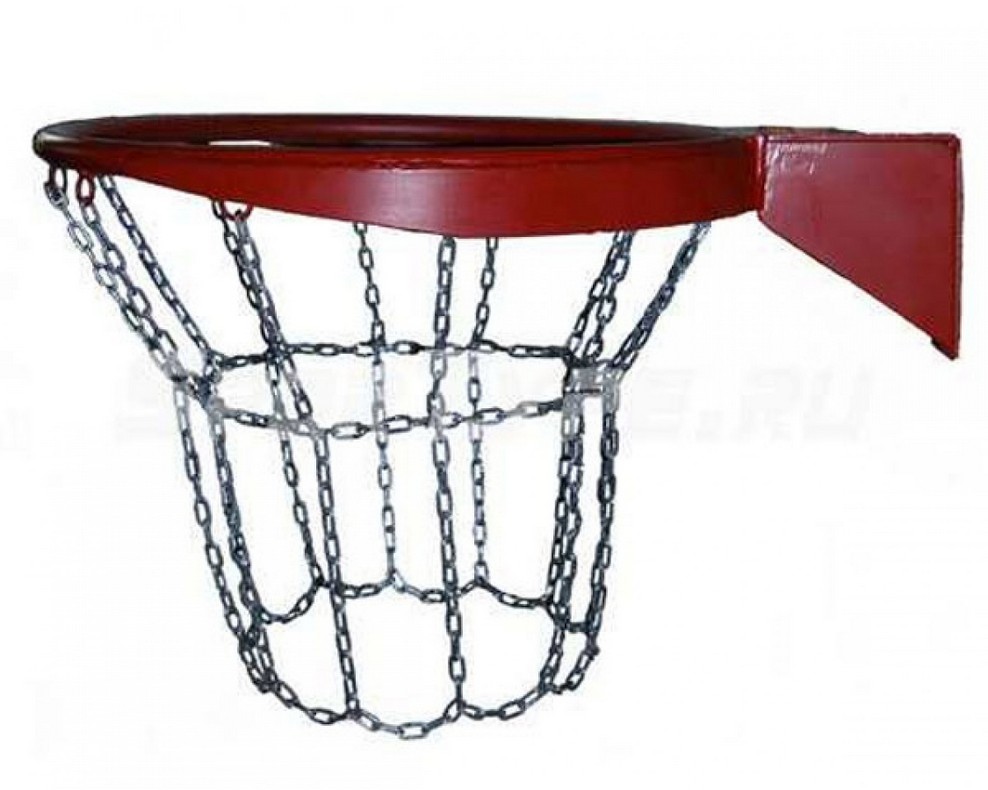 Сетка баскетбольная из цепей, антивандальная, металлическая ПрофСетка 9090-08 шт. 988_790
