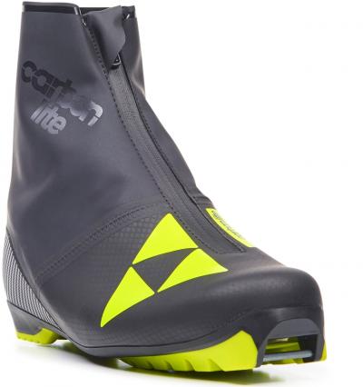 Лыжные ботинки Fischer Carbonlite Classic (S10520) (черно/желтый) 400_426