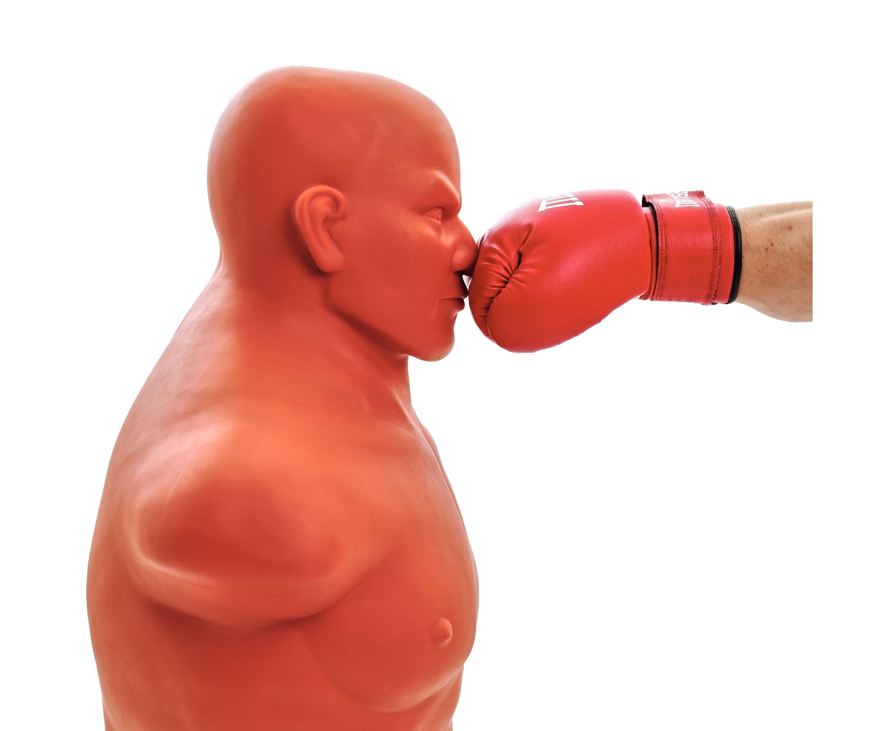 Манекен DFC Boxing Punching Man-Heavy TLS-A c регулировкой высоты, бежевый 1834_1500