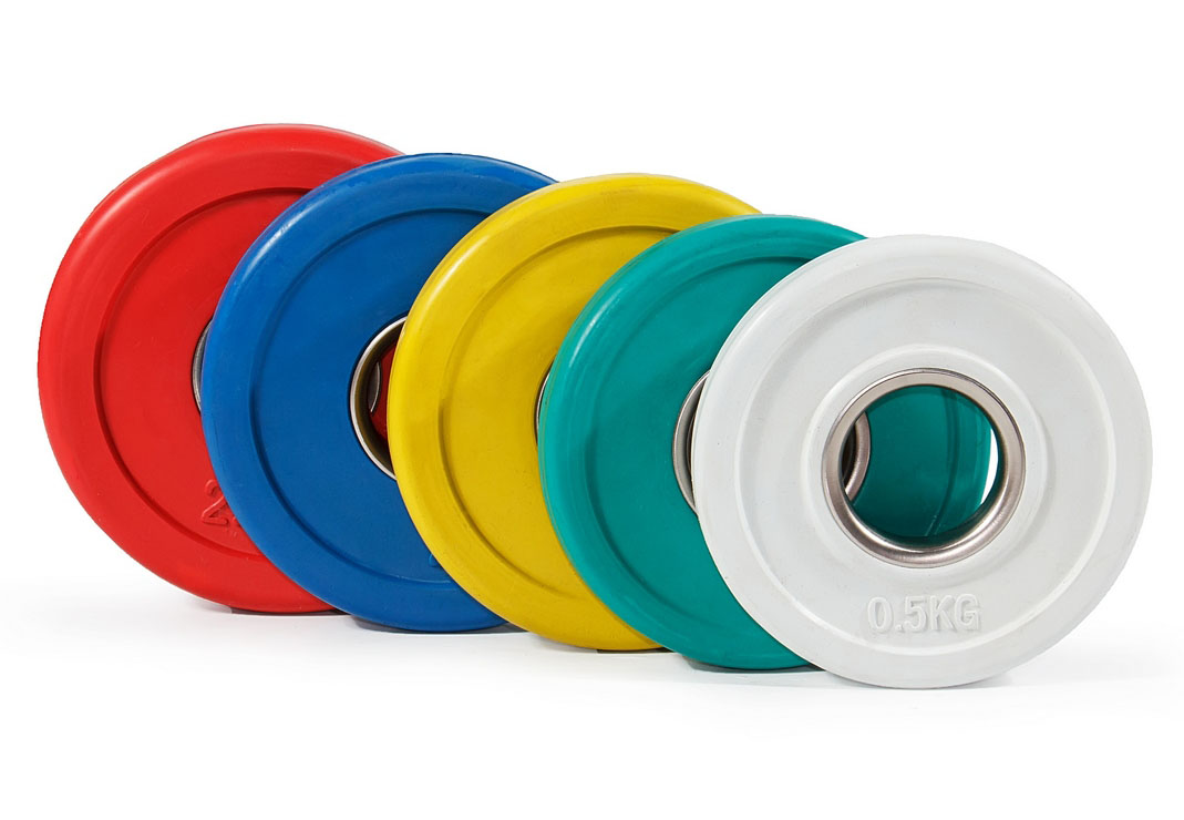 Цветной тренировочный диск Stecter D50 мм 0,5 кг белый 2232 1069_740