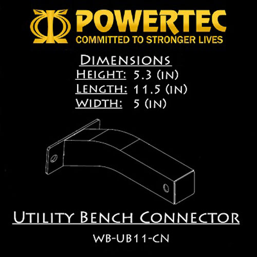 Опция для скамьи коннектор Powertec WB-UB11-CN 500_500