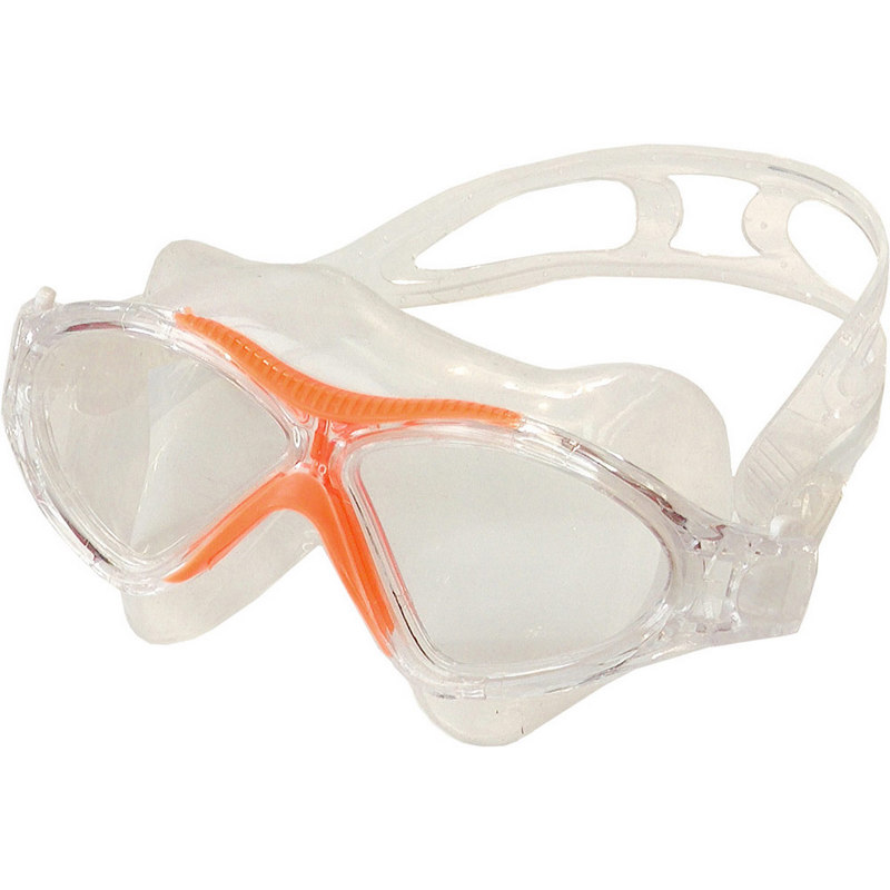 Очки маска для плавания взрослая (оранжевые) Sportex E36873-4 800_800