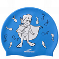 Шапочка для плавания 25DEGREES Floater Blue, силикон, детский 120_120