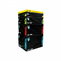 Плиометрический бокс Live Pro Soft Plyometric Box LP8151-L 91,4x76,2x45,7 см, черный/красный 120_120