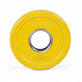 Цветной тренировочный диск Stecter D50 мм 1,5 кг желтый 2234 120_120