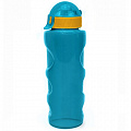 Бутылка для воды LIFESTYLE со шнурком, 500 ml., anatomic, прозрачно/морской зеленый КК0157 120_120